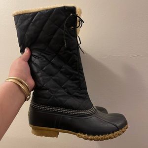 L.L. Bean Boots - Tall & Navy, Womens 8